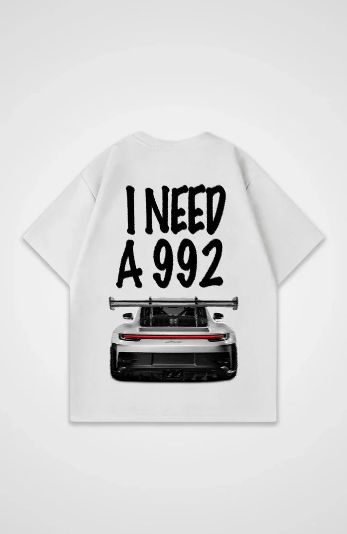White I Need a 992 Classic Fit Tee