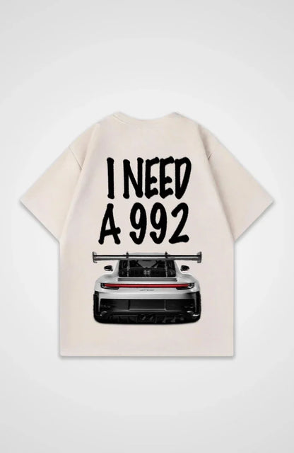 Beige I Need a 992 Classic Fit Tee