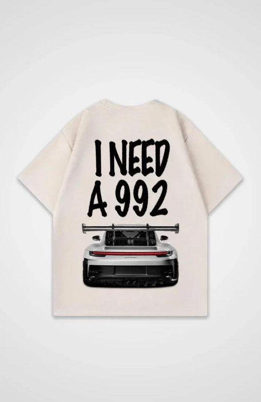 Beige I Need a 992 Classic Fit Tee