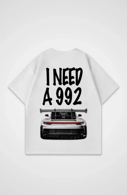 White I Need a 992 Classic Fit Tee