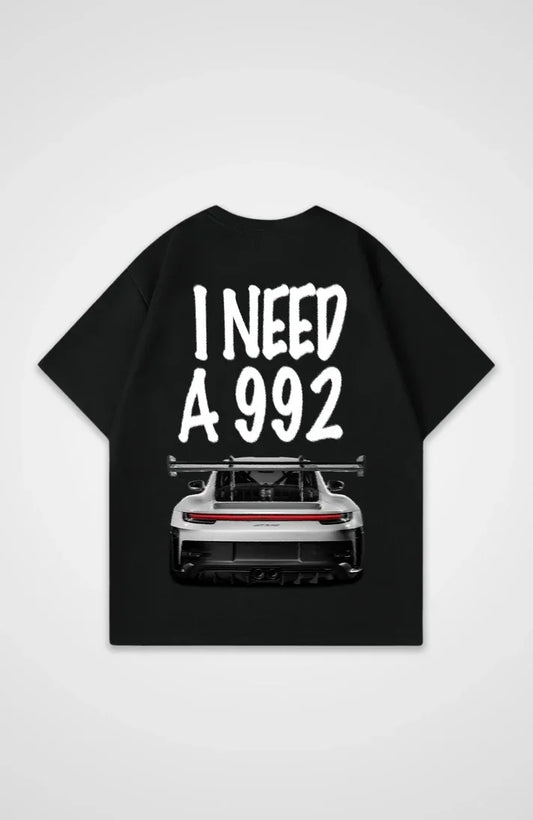 Black I Need a 992 Classic Fit Tee